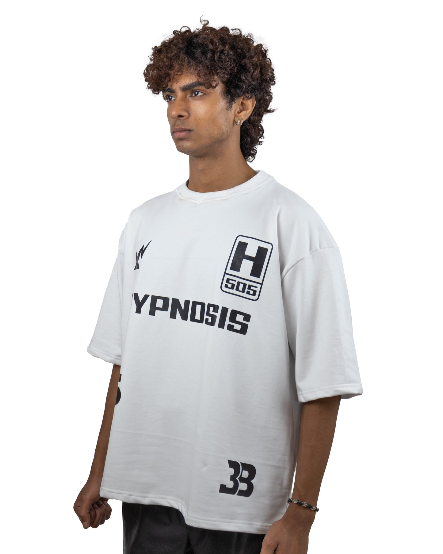 HYPNOSIS WHITE OVERSIZED T-SHIRT