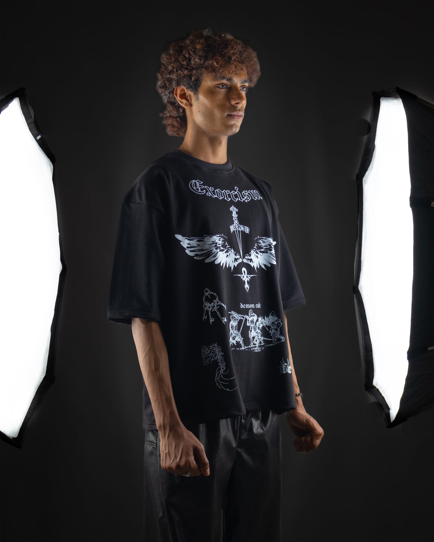 EXORCISM BLACK OVERSIZED T SHIRT