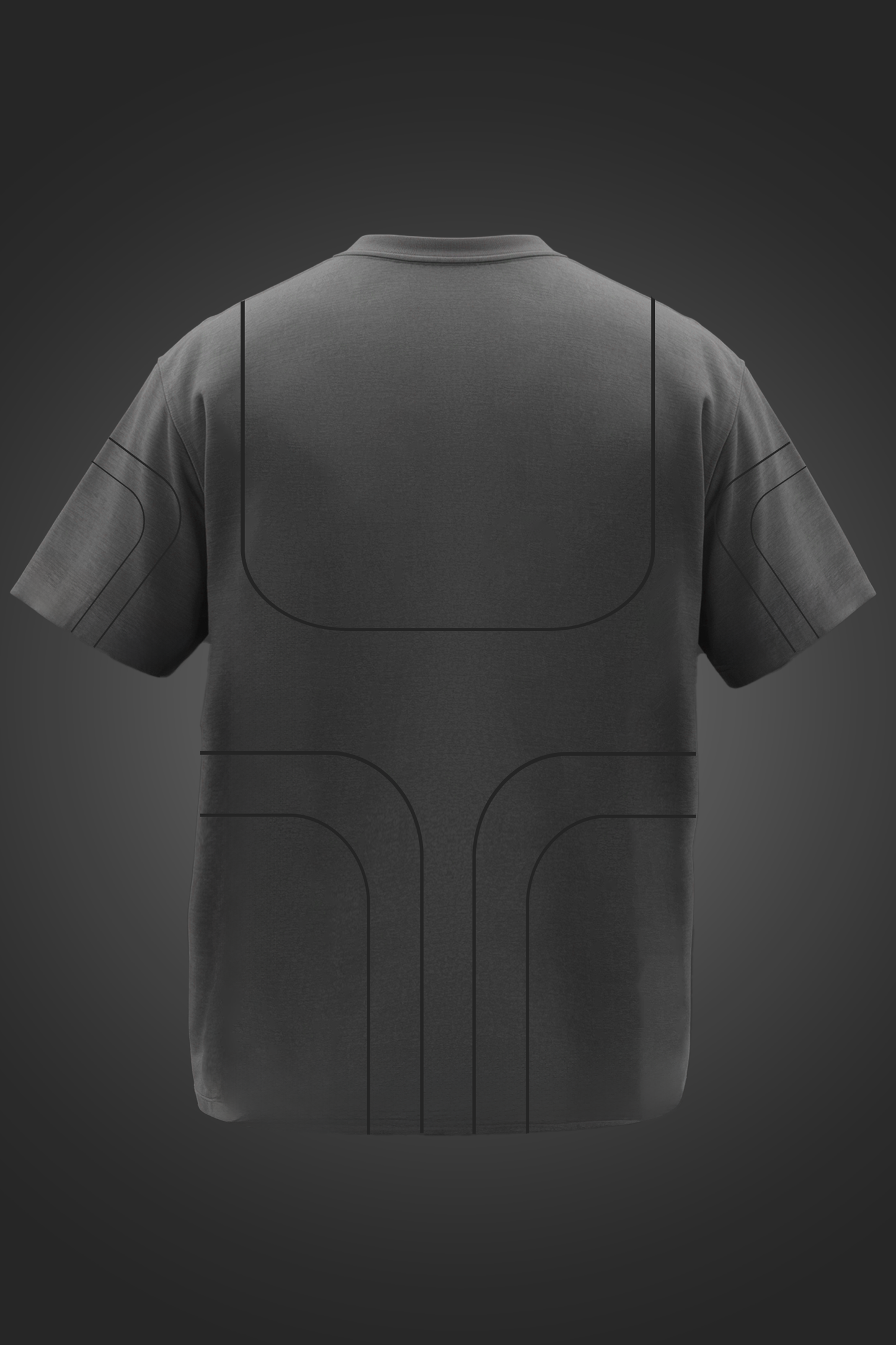 BEYOND ARC GREY Oversized T-Shirt