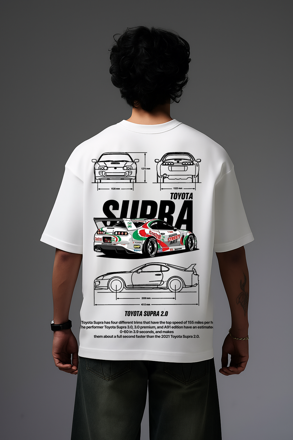 SUPRA OVERSIZED TSHIRT