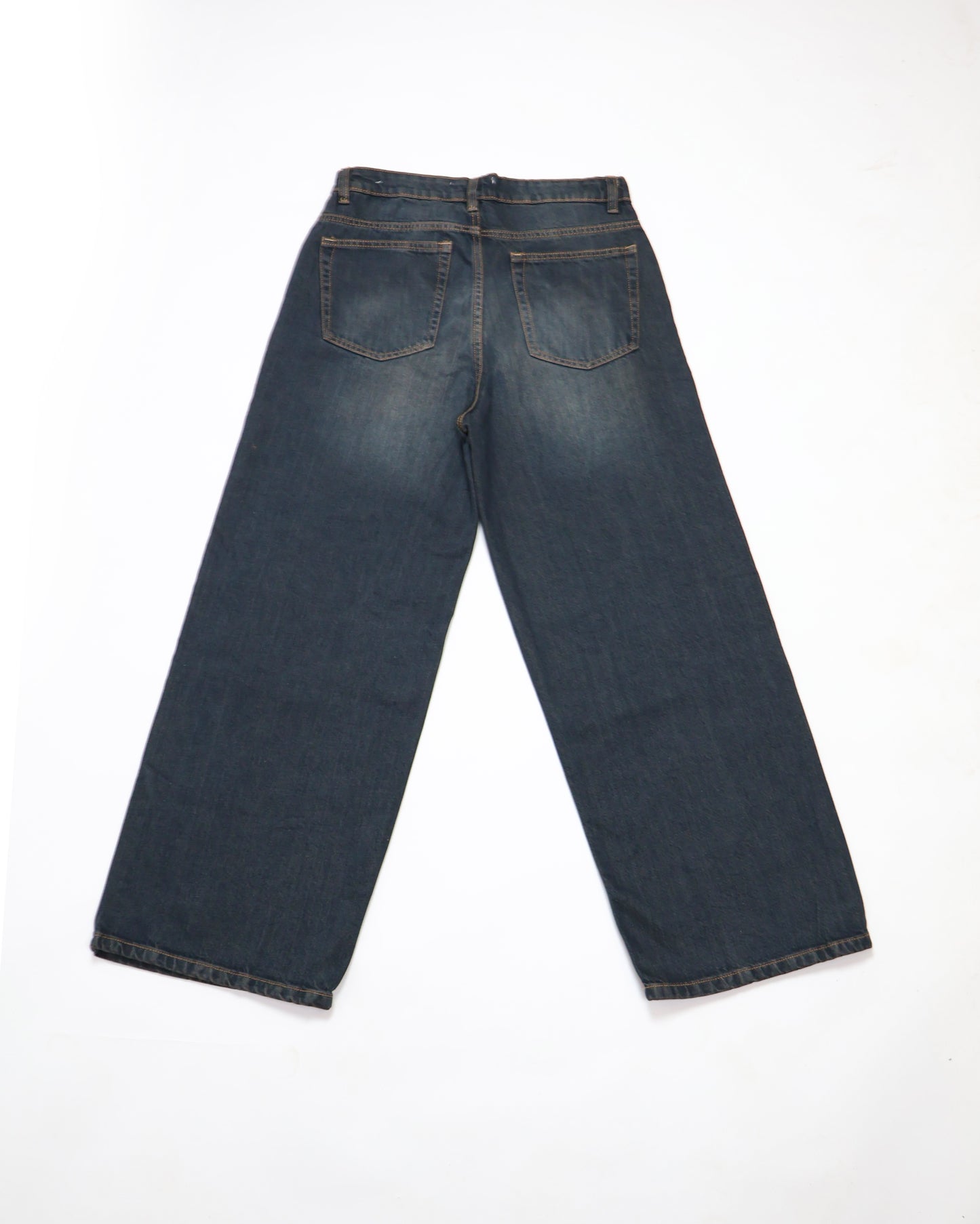 PHANTOM BLUE BAGGY DENIMS