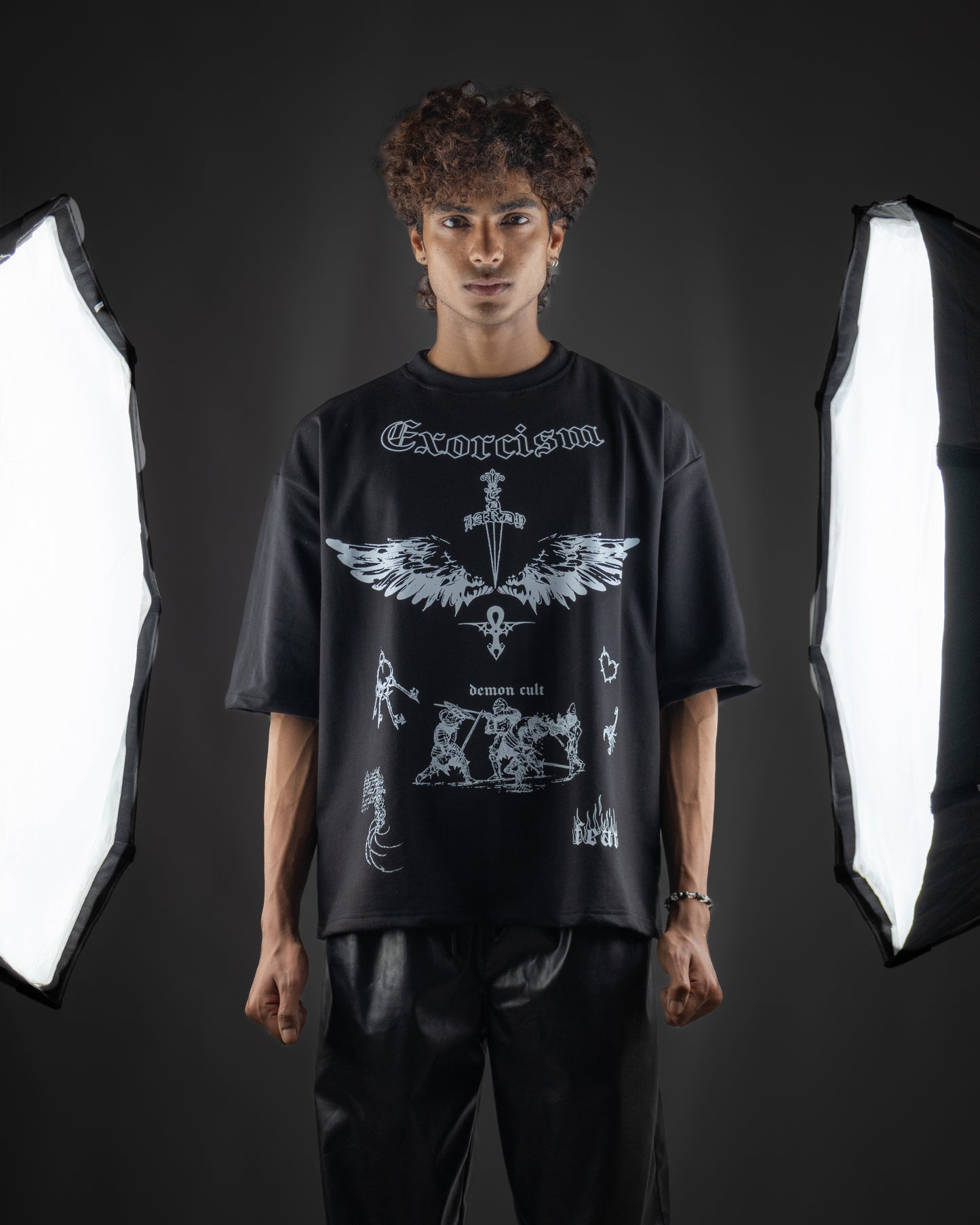 EXORCISM BLACK OVERSIZED T SHIRT