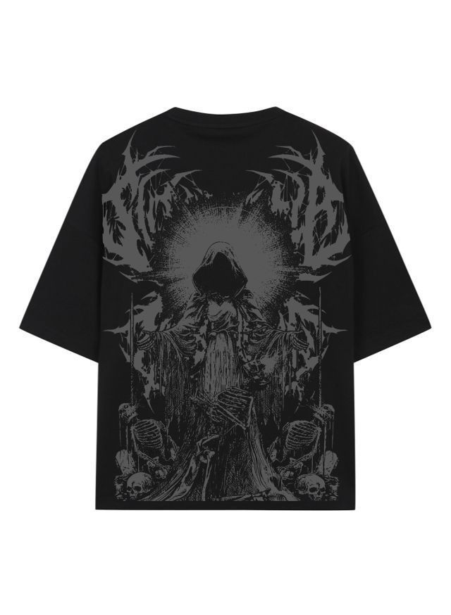 SUPERMACY BLACK OVERSIZED TSHIRT
