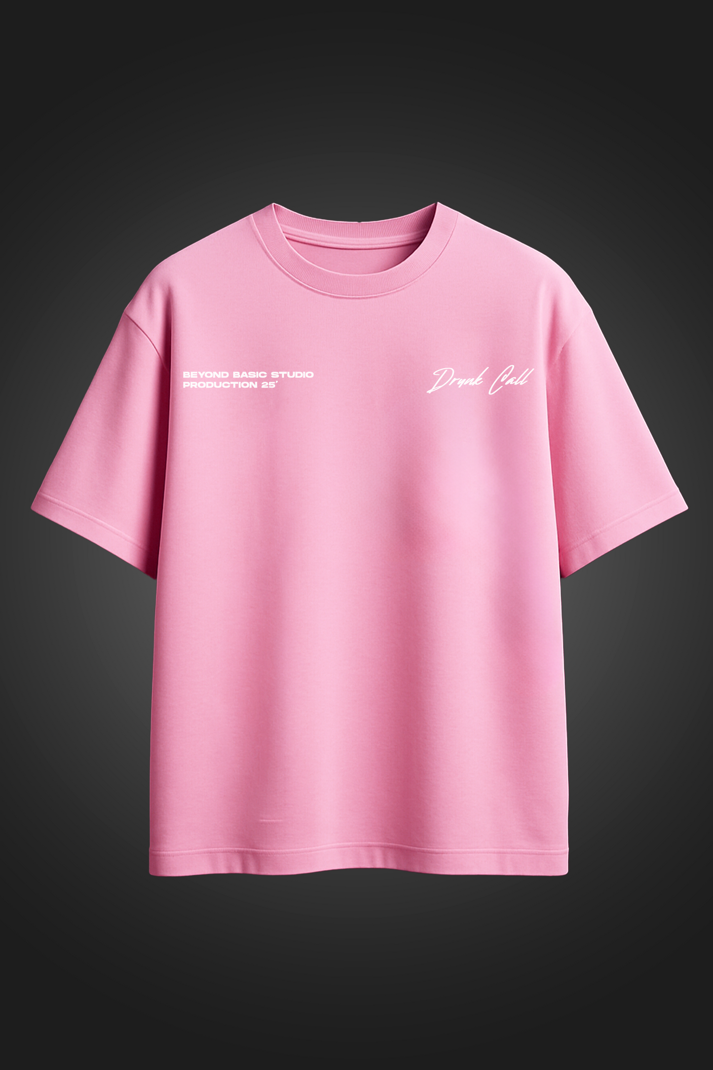HIGH CALL PINK OVERSIZED T SHIRT