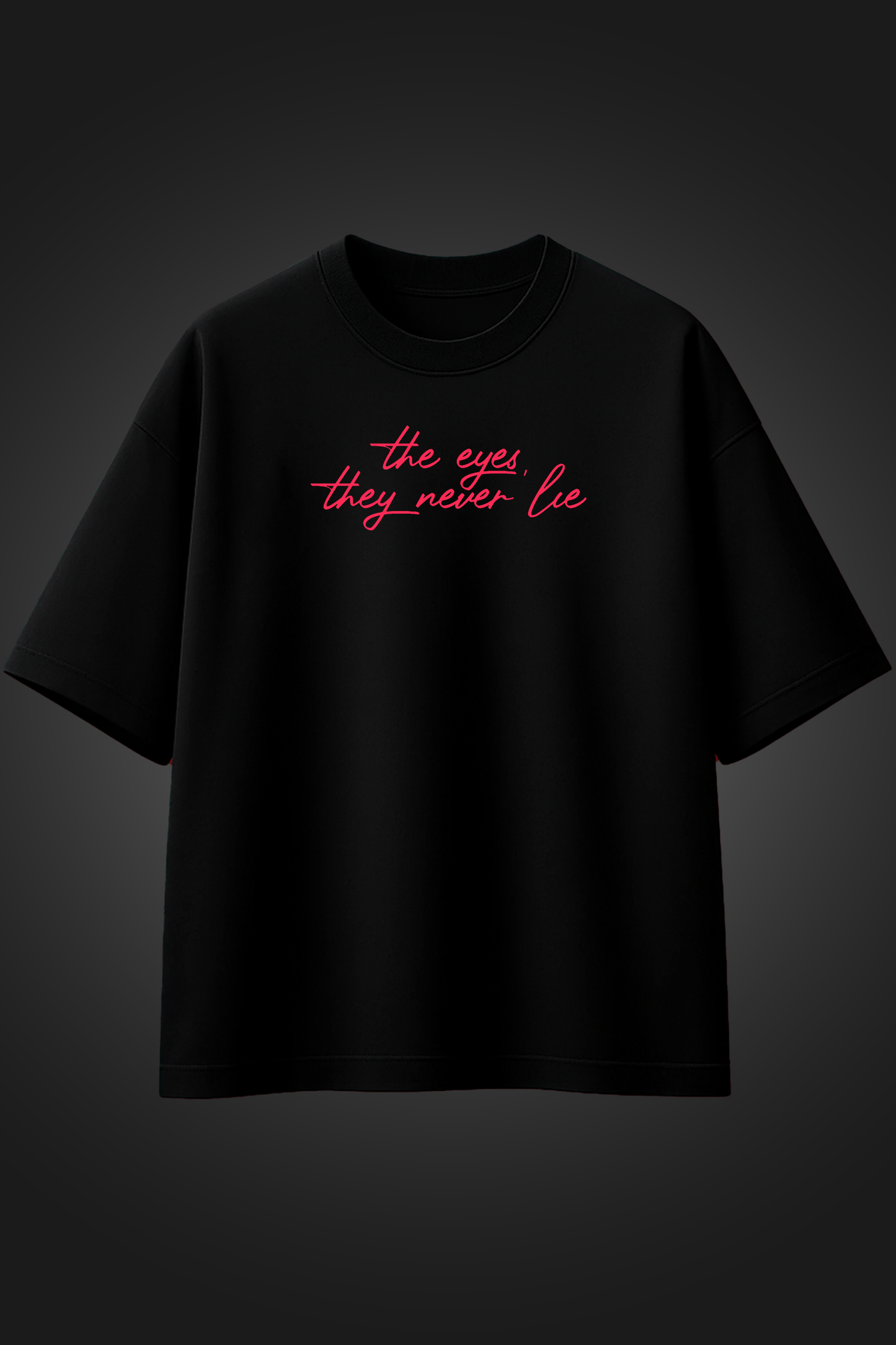 NO LIES BLACK OVERSIZED TEE