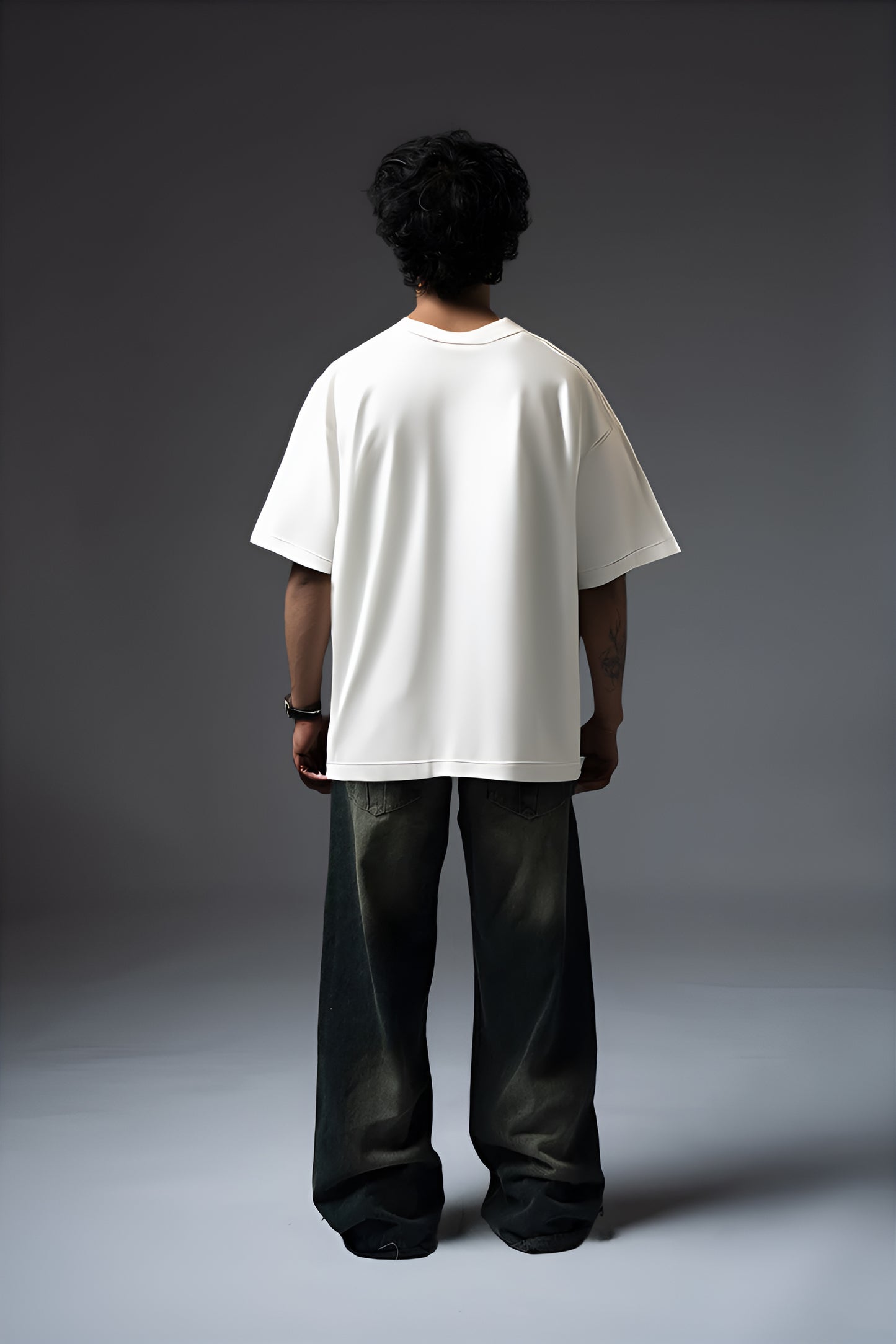PLEASURE PRINCIPLE WHITE OVERSIZED T SHIRT