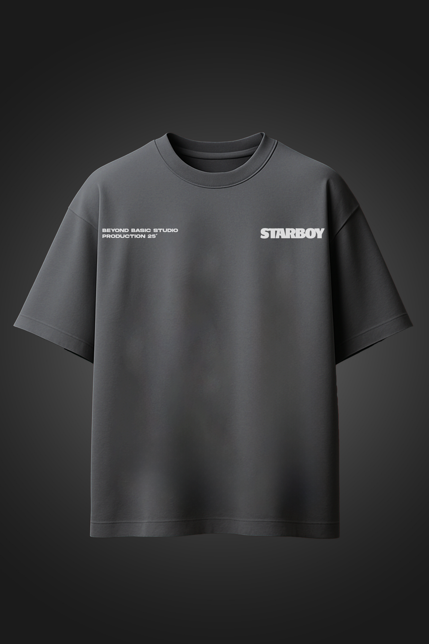 STARBOY GREY OVERSIZED TSHIRT