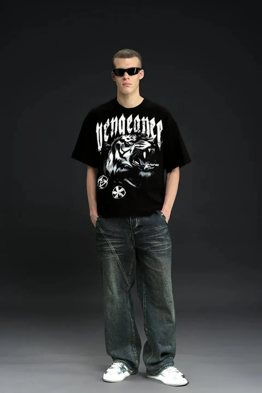TIGER CORE MENS OVERSIZED T SHIRT