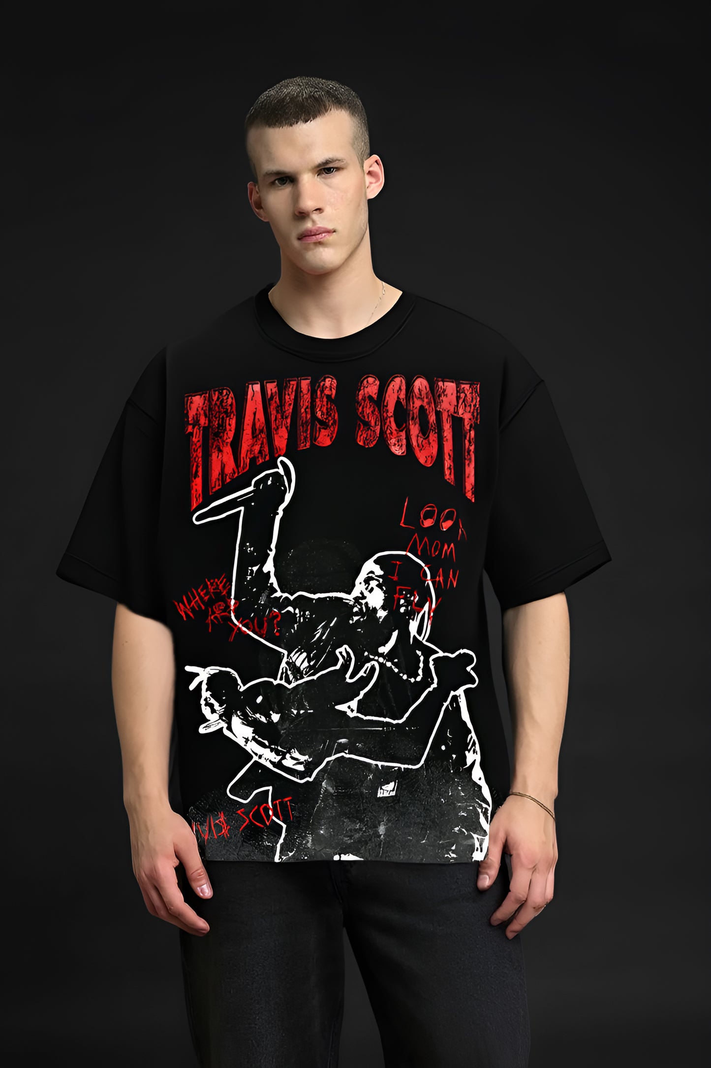 TRAVIS SCOTT OVERSIZED TSHIRT