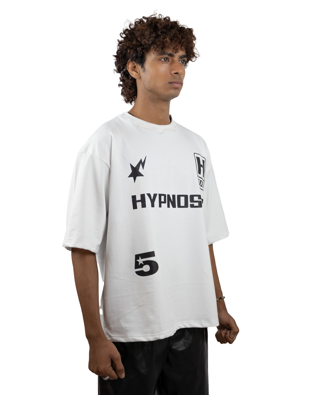 HYPNOSIS WHITE OVERSIZED T-SHIRT