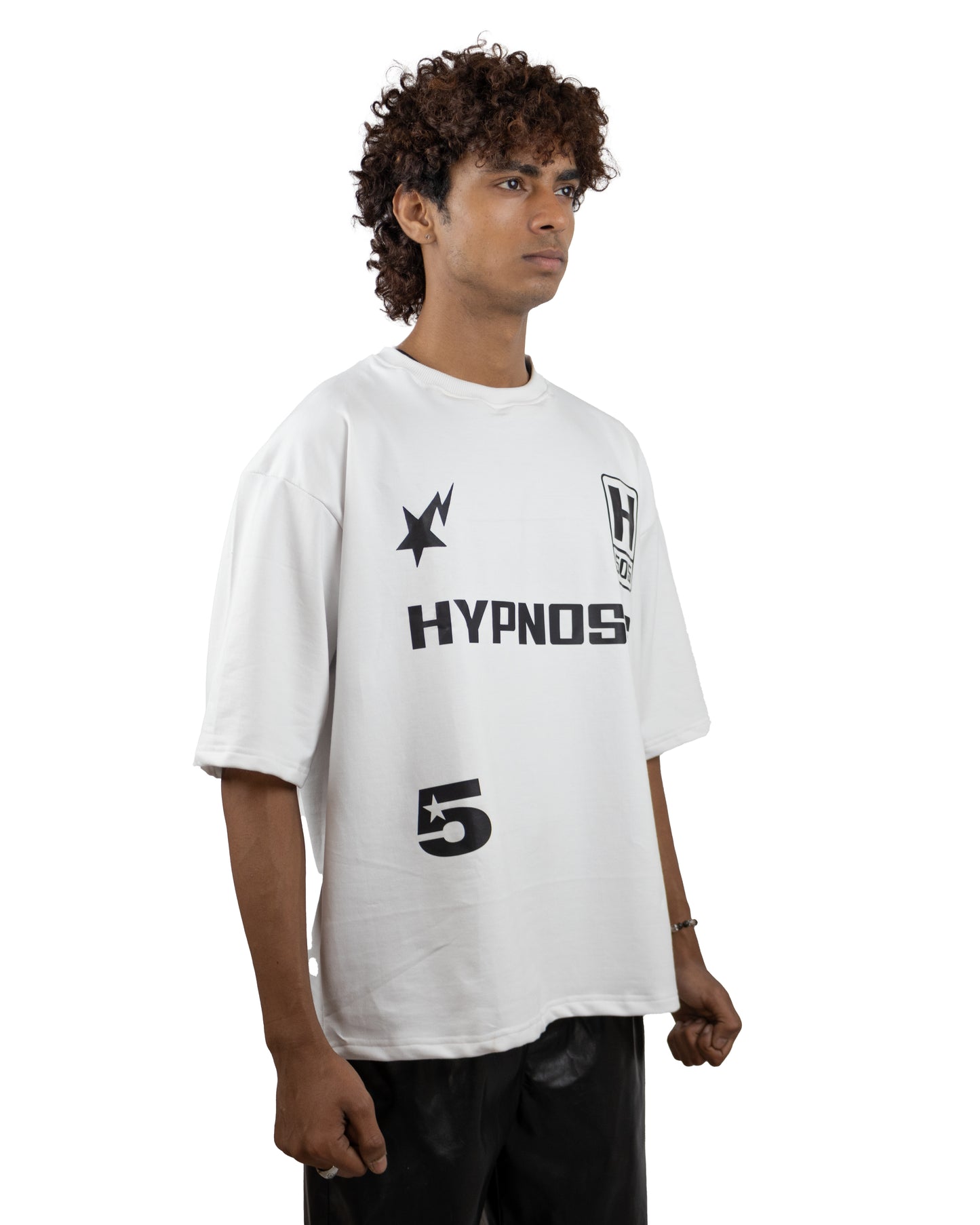 HYPNOSIS WHITE OVERSIZED T-SHIRT