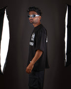 HYPNOSIS BLACK OVERSIZED T SHIRT
