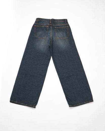 PHANTOM BLUE BAGGY DENIMS