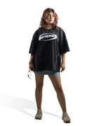 BEYOND INFINITY BLACK OVERSIZED T SHIRT