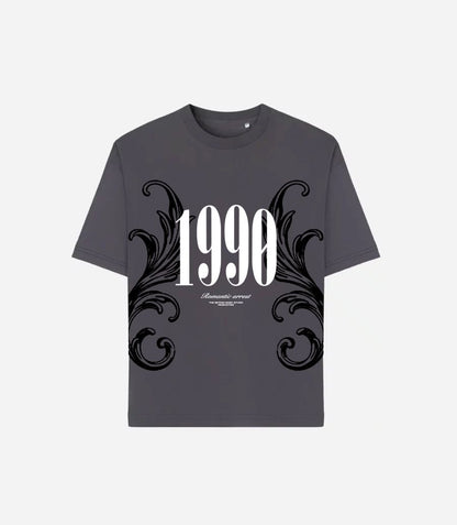 1990 GREY OVERSIZED T SHIRT