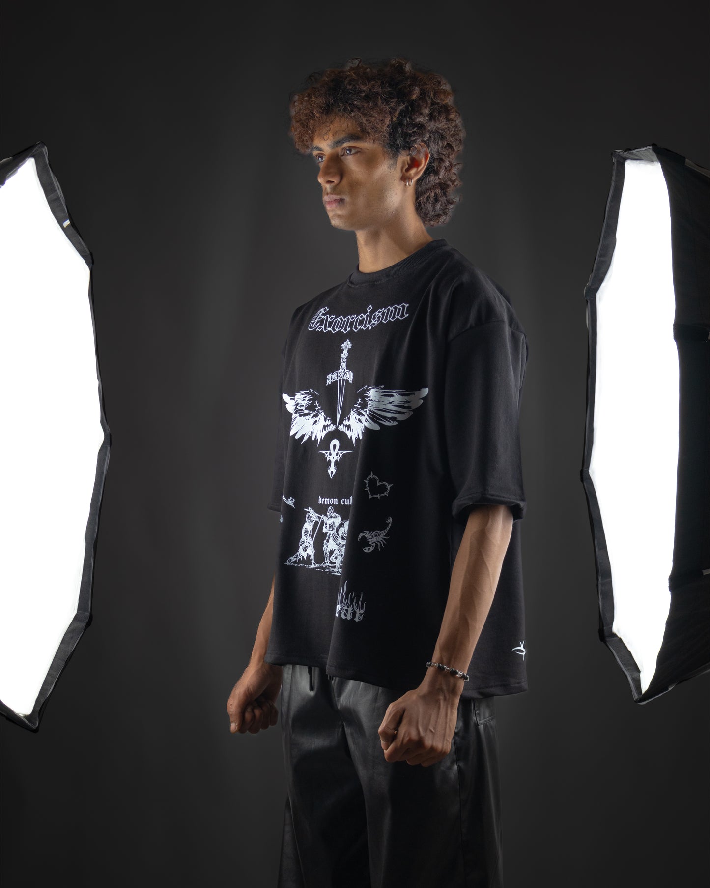 EXORCISM BLACK OVERSIZED T SHIRT