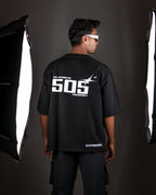 HYPNOSIS BLACK OVERSIZED T SHIRT