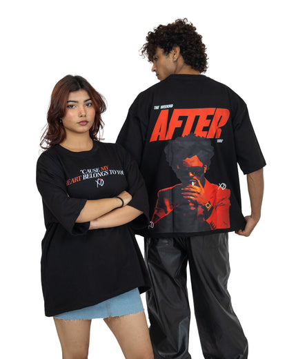 WEEKEND Black OVERSIZED T SHIRT