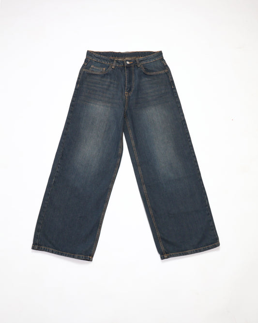 PHANTOM BLUE BAGGY DENIMS