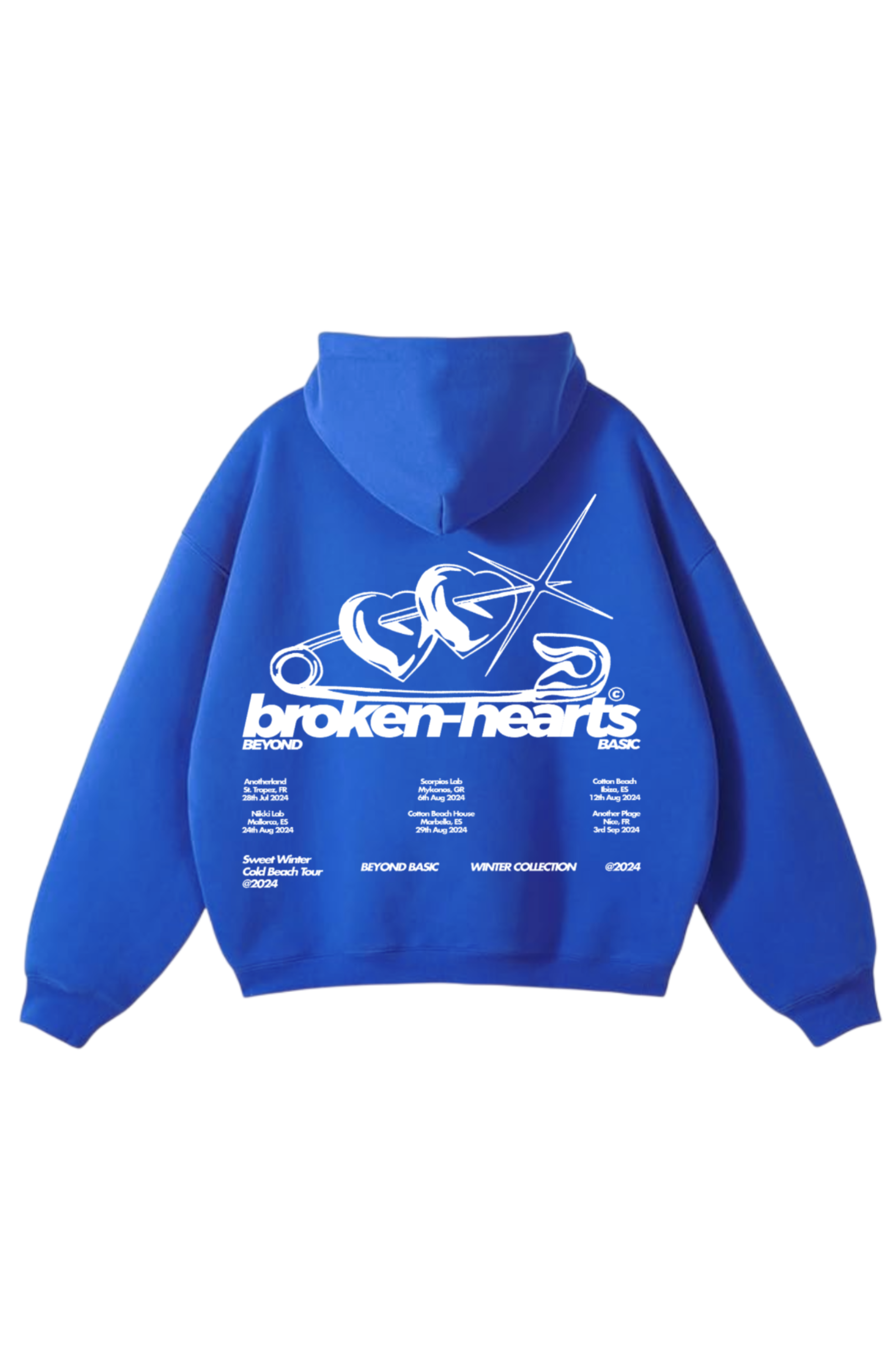 Oversized Broken Hearts Hoodie