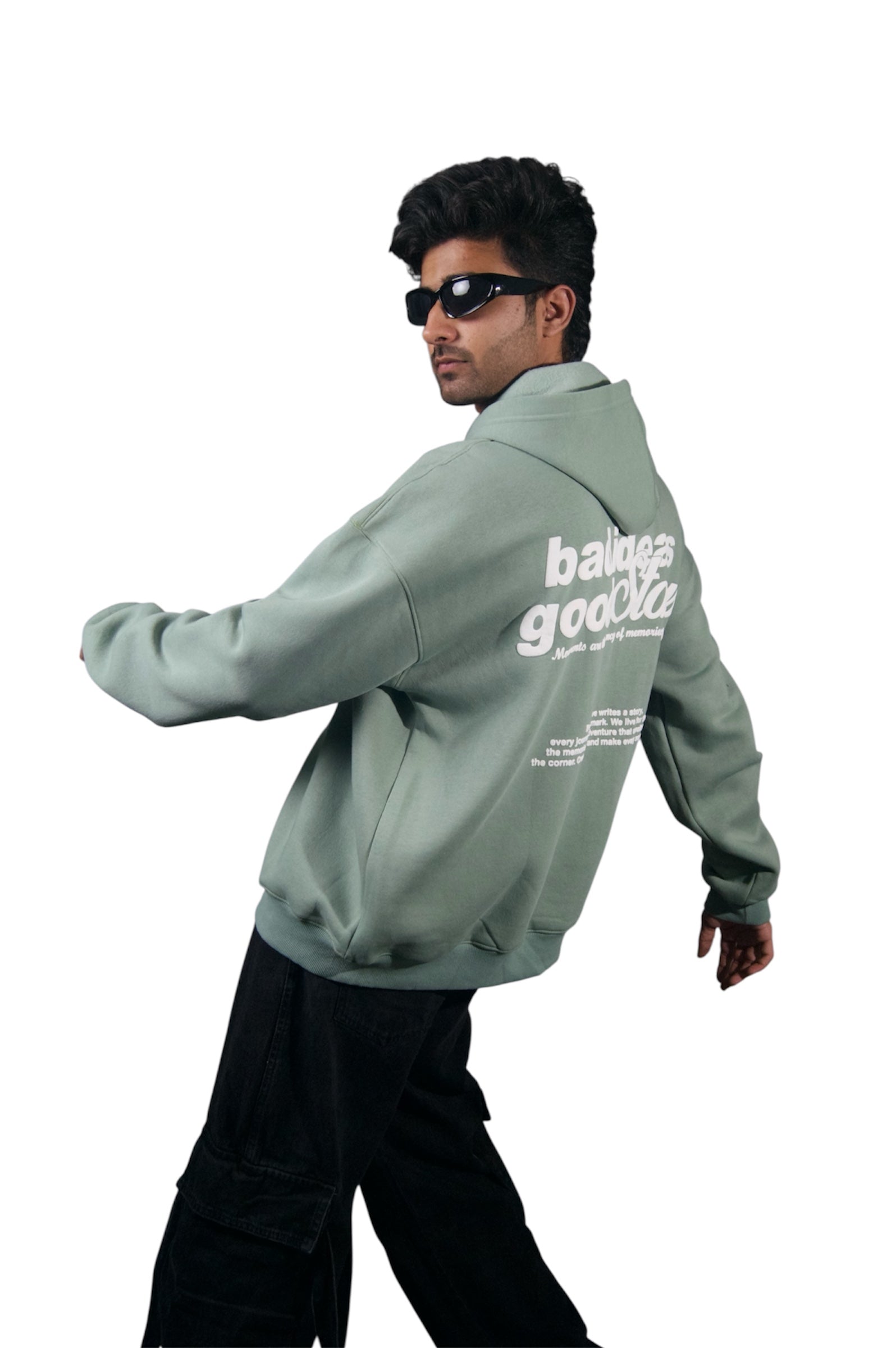SUCIDAL GREEN OVERSIZED T SHIRT