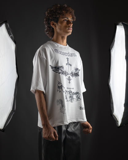 WHITE EXORCISM OVERSIZED TSHIRT
