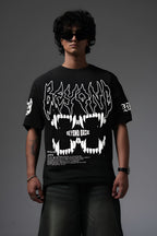 VENOM JAW BLACK OVERSIZED T SHIRT