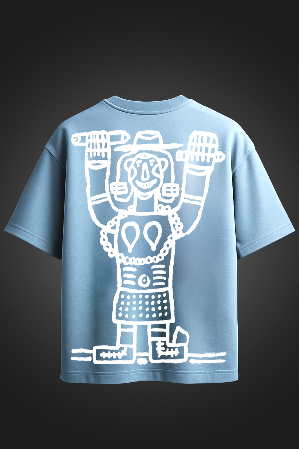 BEYOND ACIENT SKY BLUE T SHIRT