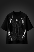 ANGEL OF ASH BLACK OVERSIZED T SHIRT