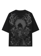 SUPERMACY BLACK OVERSIZED TSHIRT