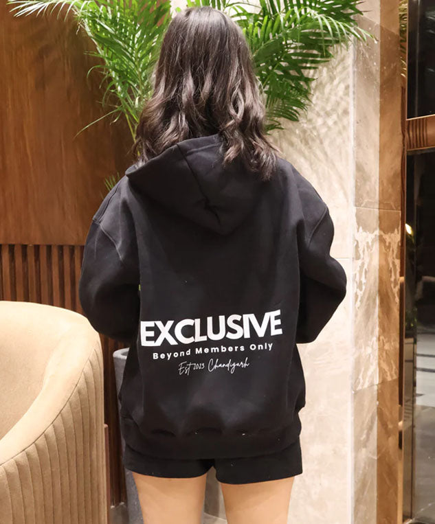 Oversized Hoodie - Black Exclusive