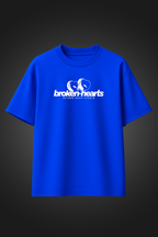 BROKEN HEART BLUE OVERSIZED T SHIRT