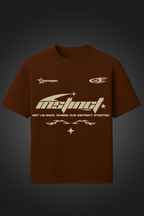 INSTINCT BROWN OVERSIZED T SHIRT