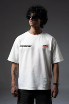 BUGGATI WHITE OVERSIZED T SHIRT