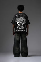 EXORCISM BLACK OVERSIZED T SHIRT