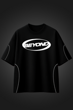 BEYOND INFINITY BLACK OVERSIZED T SHIRT