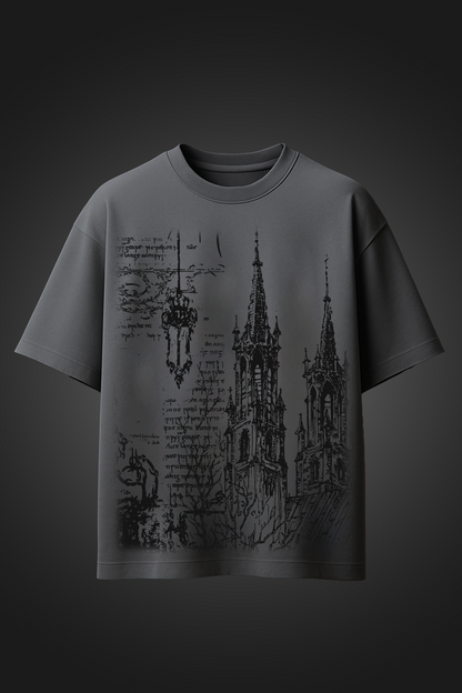 STATIC GREY OVERSIZED T SHIRT