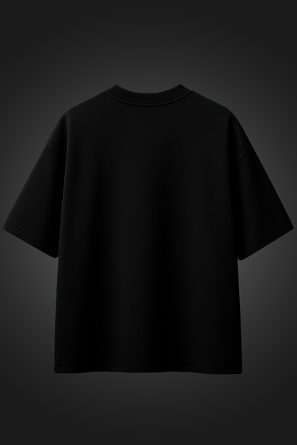 angel hell black oversized t shirt