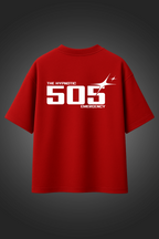 SUCIDAL RED OVERSIZED T SHIRT