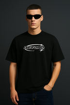 BEYOND 07 BLACK OVERSIZED T SHIRT