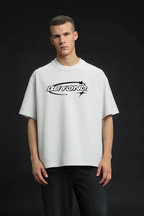 BEYOND O7 WHITE OVERSIZED TSHIRT