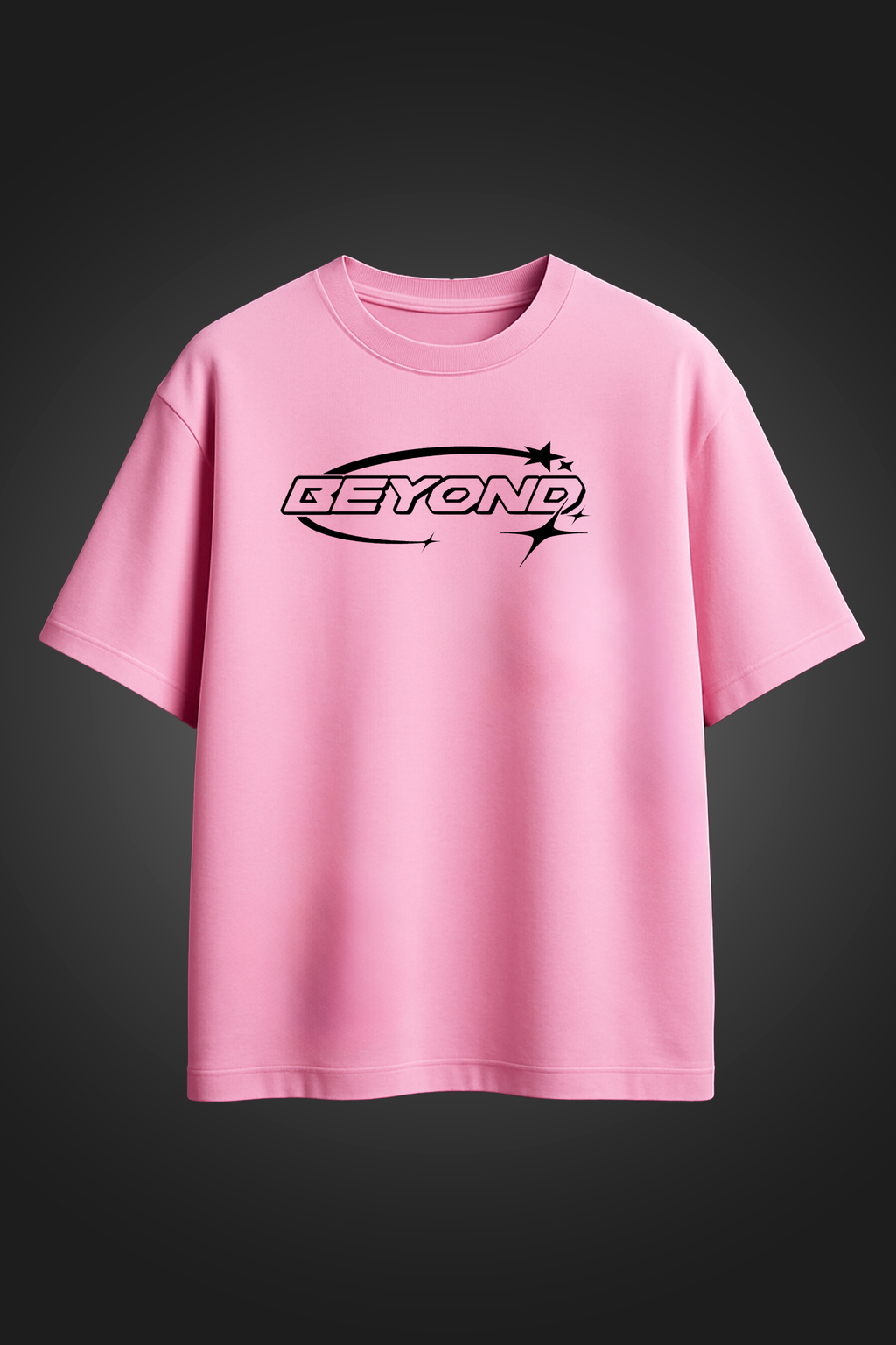 BEYOND 07 PINK OVERSIZED T SHIRT