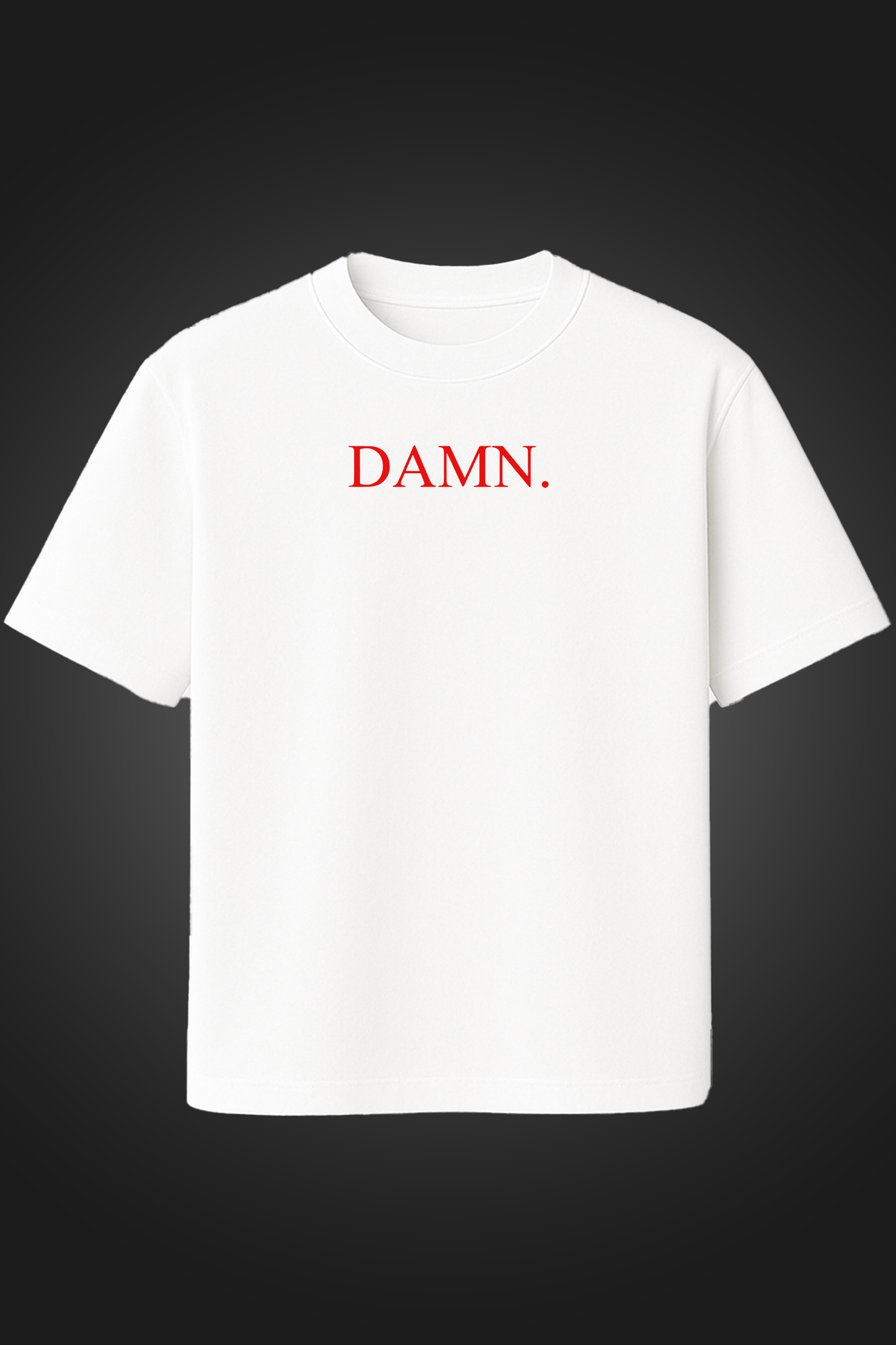 KENDRICK LAMAR WHITE OVERSIZED T SHIRT