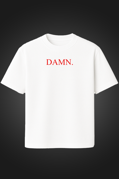 KENDRICK LAMAR WHITE OVERSIZED T SHIRT