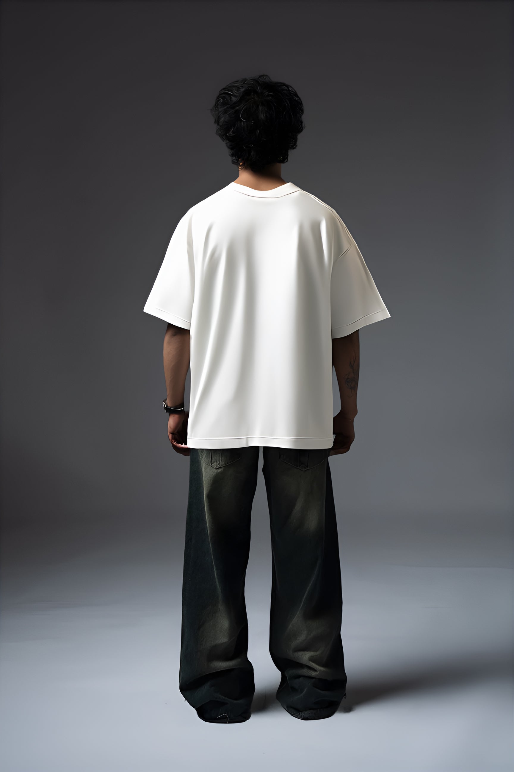 PLEASURE PRINCIPLE WHITE OVERSIZED T SHIRT