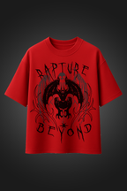 RAPTURE RED OVERSIZED T SHIRT