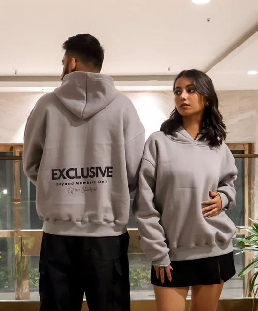 Oversized Hoodie - Grey Exclusive