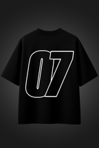 star 07 black oversized t shirt