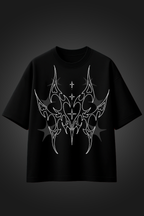 star 07 black oversized t shirt