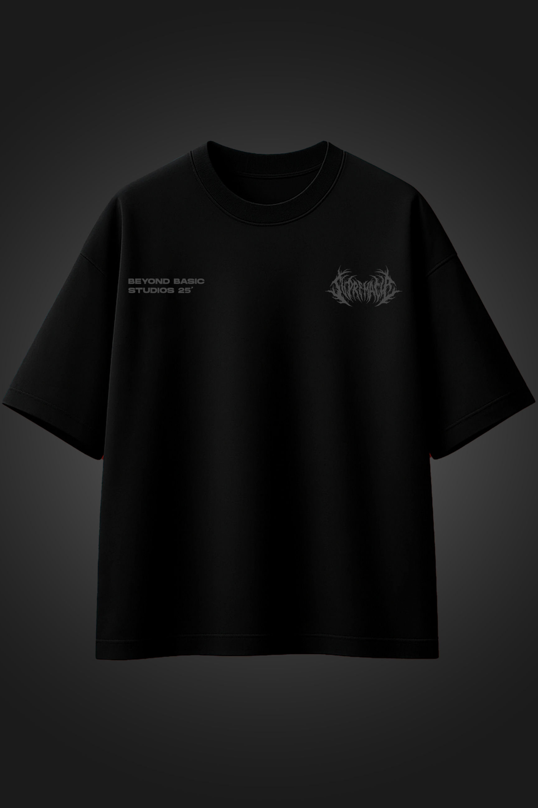 SUPERMACY BLACK OVERSIZED TSHIRT